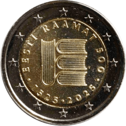 Estonia 2025 2€ Linguagem