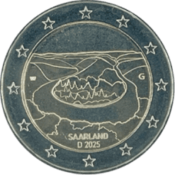 2€ Alemanha 2025 – Saarland