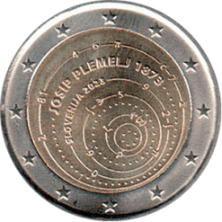 2€ Eslovénia 2023 – Josip Plemelj